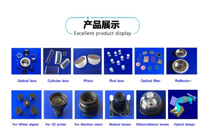 Verschiedene Durchmesser zylinderförmiger Rod Optical Lens Durchmessers der direkten Versorgung 20mm der Fabrik für Laser-Maß-System mit niedrigem Preis