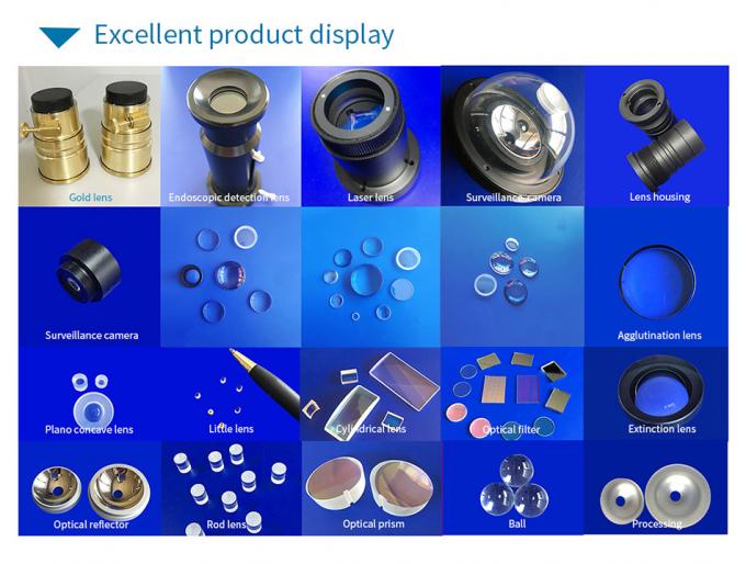 10*60mm optische Sapphire Rod Lens für Laser-Maschine und kundenspezifische Linse