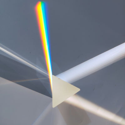 Caf2 äquilaterales optisches Glasprisma Crystal Lenses For Sensor Measurement