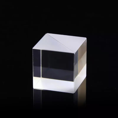 Big BK7 Optische Glaslinse Crystal Cube Prism Infrarot-Fresnel-Linse