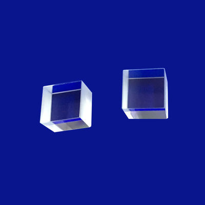 High quality transparent optical glass cube prism Splitter cmy crystal dichroic X-cube prism for sale