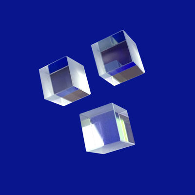 Sapphire Quartz 25x25x25mm Mini Optical Lens Design